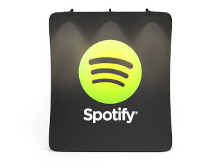 Mässvägg - Softwall Konkav